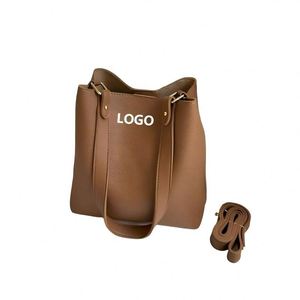 Customized Logo Autumn and Winter Retro Large Capacity Tote <b>Bag</b> <b>for</b> <b>Women</b> Multi-purpose Crossbody <b>Bag</b> Single-shoulder <b>Bucket</b> <b>Bag</b> - Product Image 1