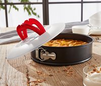 Moule à gâteau rond profond en acier au carbone antiadhésif de 10 pouces avec fond amovible