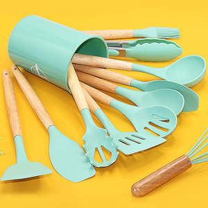 Juego de Utensilios de Cocina de Silicona de Grado Alimenticio, 12 Piezas, Antiadherentes, en Caja, Ecológicos, Resistentes al Calor, Libres de BPA - Product Image 5