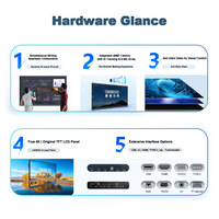 Pantalla Interactiva Inteligente de 85 Pulgadas 4K UHD Android Windows, Pantalla Táctil Plana para Educación, Sala de Reuniones, Escuela