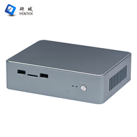 Mini PC Industrial de Escritorio Intel J1900 DDR3 8G Linux Win10 Ubuntu HD VGA USB3.0 Doble LAN Doble COM