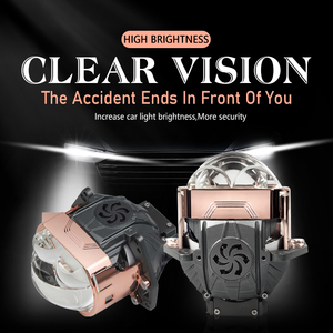 Nuevo proyector cuadrado de lente de coche de <span class=keywords><strong>3</strong></span> pulgadas con láser dual 6000K lente modificada para coche - Product Image 3
