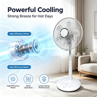 Ventilateur sur pied électrique OEM personnalisable, 4 vitesses, oscillation automatique, pour maison et bureau – Vente directe usine