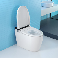 Vente chaude automatique salle de bain Closestool toilette intelligente toilettes électriques chasse automatique capteur de pied sans réservoir cuvette de toilette intelligente