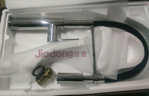 <span class=keywords><strong>Robinet</strong></span> de cuisine monté sur le pont en céramique à poignée unique de haute qualité avec douchette à tirer moderne robinets - Product Image 4