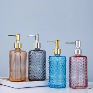 Fabbrica 8oz 250ml sapone <span class=keywords><strong>liquido</strong></span> Dispenser bottiglia di <span class=keywords><strong>vetro</strong></span> lozione di lusso bottiglie di Shampoo con il metallo sapone per le mani pompa vendita alla rinfusa - Product Image 2