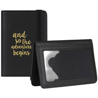 Porte-passeport de voyage en similicuir anti-RFID JIANJI, étui pour cartes de crédit, fermeture ouverte, design personnalisé, logo élégant et tendance