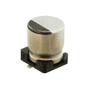 Original CAP ALUM 22UF 20% 35V SMD 35TZV22M5X6.1 Surface Mount 22 uF <b>Capacitor</b> - Product Image 1