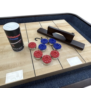 12 ft rắn gỗ shuffleboard bảng với vòng điện tử scorer Board - Product Image 6