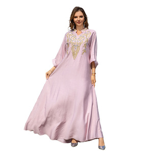 Djellaba Musulmana para <span class=keywords><strong>Mujer</strong></span>, Ropa Femenina de Turquía y Dubái, Vestido para <span class=keywords><strong>Mujer</strong></span> - Product Image 5
