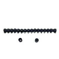 Outils de réparation de bosses de voiture : Support col de cygne noir verrouillable de type droit avec joint de tuyau et trou de 8 mm pour la détection de bosses automobiles et les outils de réparation par éclairage