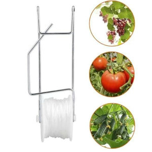 Kit <span class=keywords><strong>de</strong></span> treillis suspendu pour plantes grimpantes en <span class=keywords><strong>serre</strong></span>, avec crochet à rouleau pour tomates et 30 m <span class=keywords><strong>de</strong></span> ficelle pour le soutien des plantes <span class=keywords><strong>de</strong></span> <span class=keywords><strong>jardin</strong></span> - Product Image 3