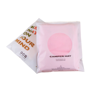 Zip-lock Custom Printed Resealable Matte Bag With Logo CPE Plastic Clear Window Clothing Packaging Bag With Zip-lock
