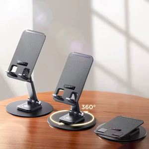 ขาตั้งโทรศัพท์แบบปรับได้ OEM ทำจากอะลูมิเนียม พกพาสะดวก หมุนได้ 360 องศา และพับเก็บได้ ที่วางโทรศัพท์มือถือแบบโลหะ - Product Image 4