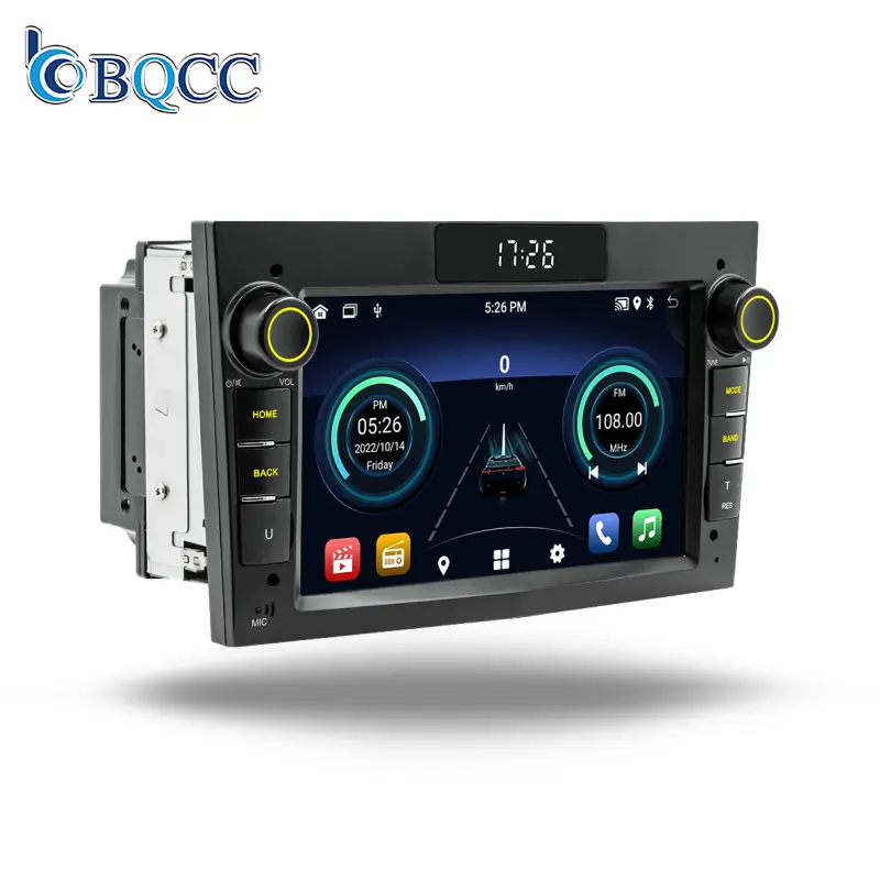 BQCC 2din Android autoradio per Opel Astra Antara Vectra Corsa Zafira Meriva Vivara Vivaro Carplay autoradio navigazione GPS