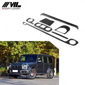 G Class Dry Carbon Fiber Car Interior Dashboard Trims for Mercedes Benz G550 G500 G63 AMG 2019