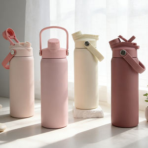 Gourde isotherme à double paroi avec logo personnalisé, pour le sport, la gym, les voyages, anti-fuite, en acier inoxydable, 24 oz - Product Image 1