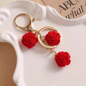 Set di 10 Portachiavi a Forma di Rosa, Bomboniere per Feste, Regali con Anello Portachiavi a Fiore per Matrimoni, Souvenir per Ospiti, Compleanni, Baby Shower - Product Image 3