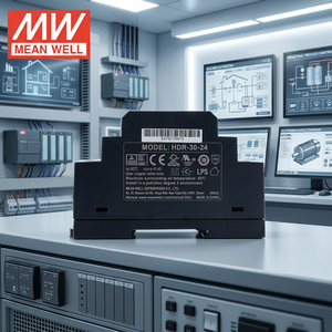 MEANWELL 30W Ukuran Kecil Tipe Ladder HDR-30-24 30W 24V 1.5A Step Down Rail Type DC Switching Power Supply Sedang Diskon Mornsun 42pdp - Product Image 4