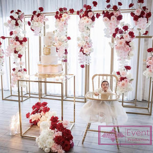 ديكور في الهواء الطلق للحفلات ديكور الزهور لوازم الزفاف خلفية - Product Image 4