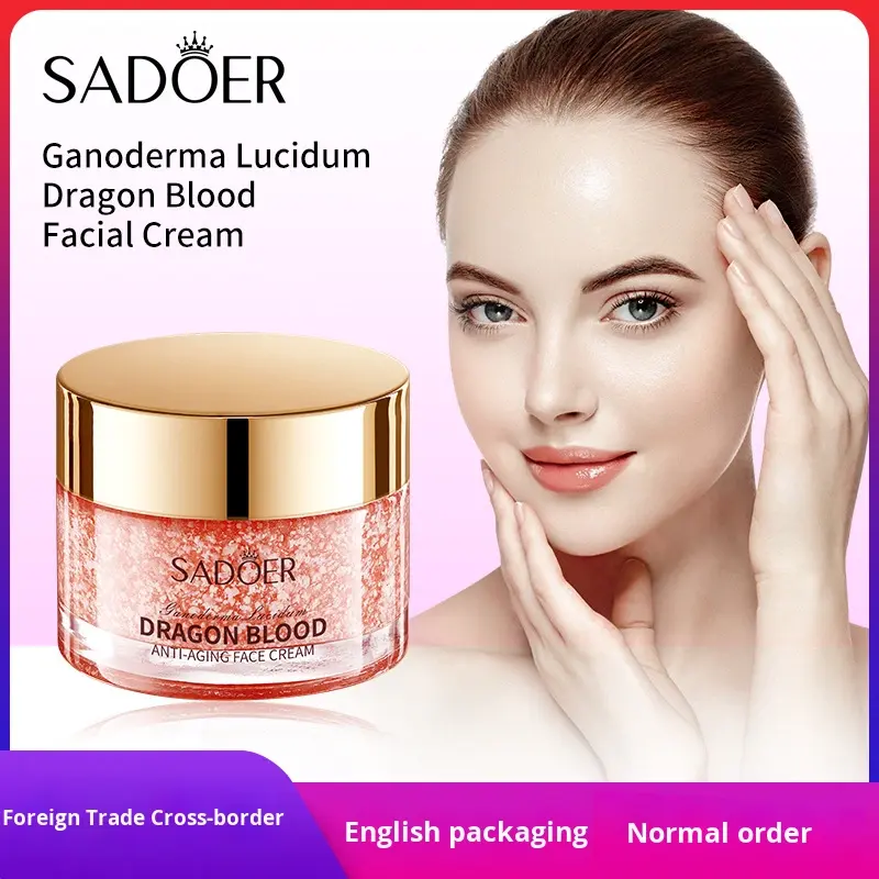 SADOER Ganoderma Lucidum & Dragon's Blood Facial Cream | Anti-Wrinkle & Hydrating Moisturizer for Skin Rejuvenation – orangles Kuwait
