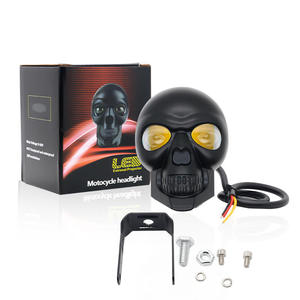 Vente directe d'usine : Phares antibrouillard LED pour moto, phares crâne couleur Ducal, phare crâne pour moto - Product Image 5