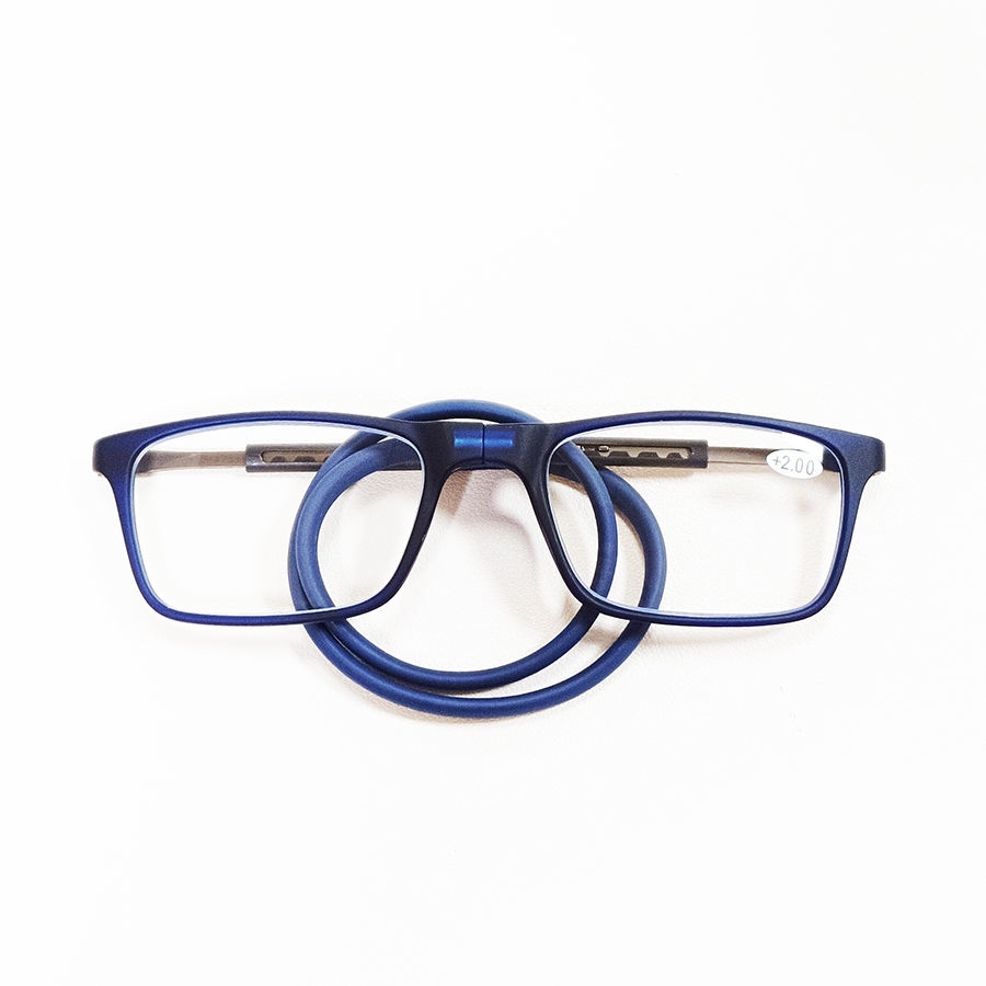 Portable Magnetic Reading Glasses That Can Be Hung Around the Neck with Adjustable Lanyard for Men and Women