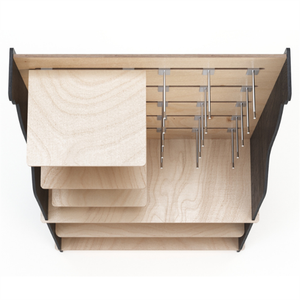 Étagères italiennes de qualité personnalisée, présentoir en bois à emboîtement pour boissons alcoolisées - Product Image 5