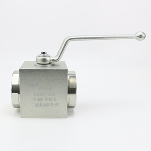 Vanne à boisseau sphérique haute pression DN50 à filetage intérieur en acier au carbone, fournie par le fabricant KHB-G2 - Product Image 1