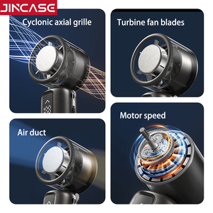 Jincse Mini Gấp Máy Tính Để Bàn Fan Hâm Mộ Tốc Độ Cao <span class=keywords><strong>Turbo</strong></span> <span class=keywords><strong>Ice</strong></span> Lạnh Mặc Treo 100 Hiển Thị Kỹ Thuật Số Pin Xe RV Ngoài Trời - Product Image 5