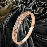 Anillo de Eternidad de Oro de 18K Personalizado con Certificación GIA IGI para Mujer, Anillo de Boda Clásico con Diamantes Creados en Laboratorio VVS, Joyería para Compromiso