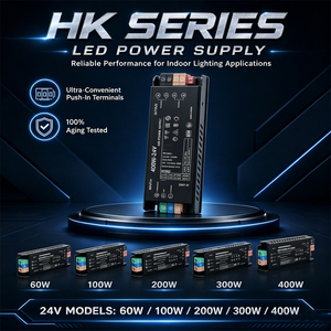 แหล่งจ่ายไฟแบบสวิตชิ่งประสิทธิภาพสูง AC 100-265V รองรับอินพุตเอาต์พุตหลากหลาย 60W-400W แรงดันคงที่ สำหรับไฟ LED Strip และมอเตอร์ - Product Image 2