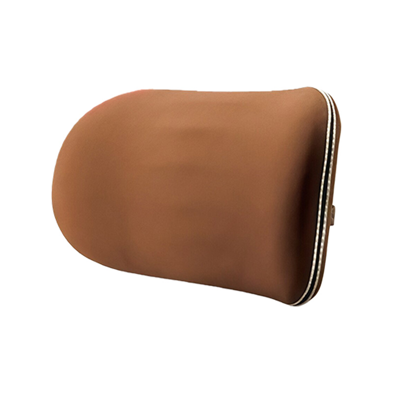 Coussin de taille marron uni