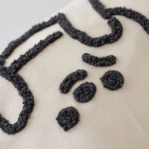 <b>Cute</b> <b>Bear</b> Towel Embroidered Cotton Tote Bag Reusable Large Capacity Student Canvas Shoulder Shopping Bag - Product Image 5