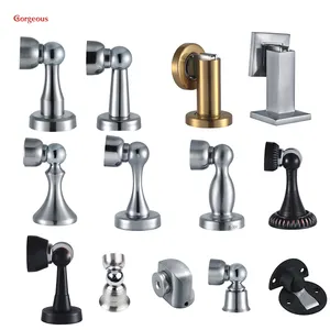 Wall Protector Door Stops Floor Mounted Draft Dust Magnetic Door Stopper Gate Heavy Duty Wind Door Stoppers