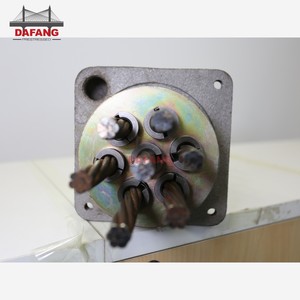 Anclaje de Postensado de 12.7 mm y 15.2 mm, Bloque de Anclaje de Extremo Muerto, Anclaje de Cuña para Cable de Acero PC - Product Image 6