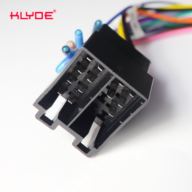 Car Radio CD/DVD Stereo ISO Wiring Harness Adapter for ALPINE Audio Video 2-Head Speaker Wire Connector Cable