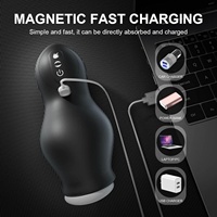 Expédition rapide depuis l'entrepôt américain, ventouse entièrement automatique pour avion, dispositif de massage vibrant pour gland, masturbation masculine adulte