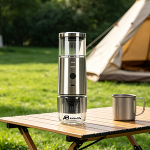 Anbolife Nouvelle machine à café portable 9 bars 100W, <span class=keywords><strong>cafetière</strong></span> de voyage pour le camping, <span class=keywords><strong>cafetière</strong></span> de <span class=keywords><strong>voiture</strong></span> auto-chauffante avec Type-C - Product Image 2