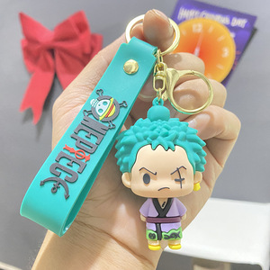 <span class=keywords><strong>Portachiavi</strong></span> Digitale Anime Pirata Luffy, <span class=keywords><strong>Portachiavi</strong></span> Carino per Coppie, Impermeabile e Leggero, Gioiello alla Moda, Regalo - Product Image 1