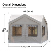 Tente de camping extérieure en chaume, auvent d'ombrage pour événements, stand publicitaire, abri de pluie, accessoires avec renfort en maille d'acier