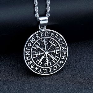 Collier avec pendentif en forme de pièce de monnaie pour homme et femme, étanche, boussole, lion, ST <span class=keywords><strong>CHRISTOPHE</strong></span>, plaqué or 18 carats, acier inoxydable - Product Image 2