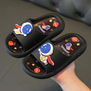 Chaussons d'été pour garçon astronaute Chaussons antidérapants Cartoon Soft Bottom Comfortable Home Baby Slippers - Product Image 6