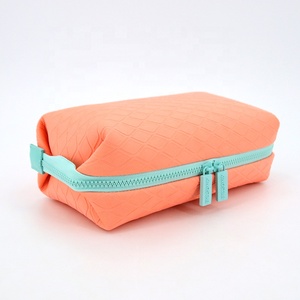 Borsa da Toilette in Neoprene Grande Capacità, Impermeabile, con Cerniera, per Cosmetici e Trucchi da Viaggio - Product Image 5