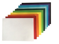 Prix usine 80gsm 110gsm 200gsm 250gsm 350gsm couleur offset papier couleur bond papier bristol paper board