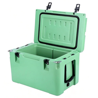 Glacière rotomoulée isotherme robuste 35QT moderne avec logo personnalisé, en LLDPE, étanche, portable, multifonction, maintien de la glace pendant 5 à 10 jours
