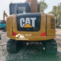 Excavatrice compacte d'occasion Cat 308E2 à rayon de braquage réduit avec hydraulique à haut débit pour la construction urbaine et les travaux publics