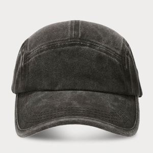 Summer Retro Washed Baseball Cap Hat Women Solid Color Trendy Soft <b>Top</b> Sports Baseball Cap for Men - Product Image 3