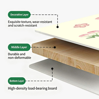 Table pliante multifonctionnelle, bureau portable en bois pour ordinateur portable avec porte-gobelet et structure métallique, idéale pour l'apprentissage et le travail à domicile