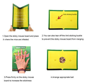 Trampa para Ratones al por Mayor, Tabla Adhesiva con Pegamento para Atrapar Ratones, Adhesivo para Control <span class=keywords><strong>de</strong></span> Roedores, Trampas <span class=keywords><strong>de</strong></span> Pegamento para Ratones y <span class=keywords><strong>Ratas</strong></span> - Product Image 5